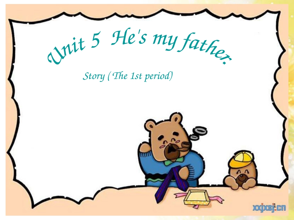 二年级英语上册 Unit 5 He’s my father课件1 北师大版（一起）_第1页