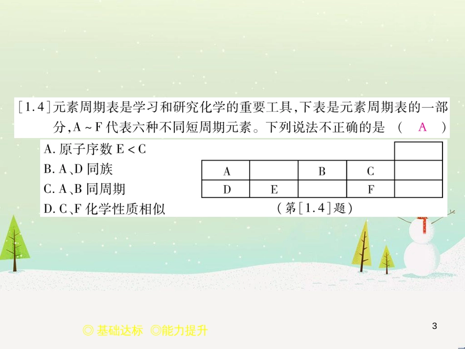 九年级化学上册 3.3 元素习题课件 （新版）新人教版 (623)_第3页