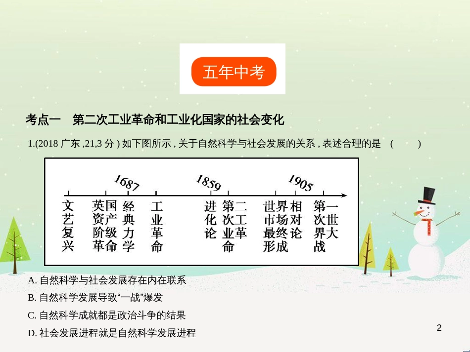 中考历史总复习 第二部分 中国近代史 第八单元 新时代的曙光、从国共合作到国共对峙（试卷部分）课件 新人教版 (10)_第2页