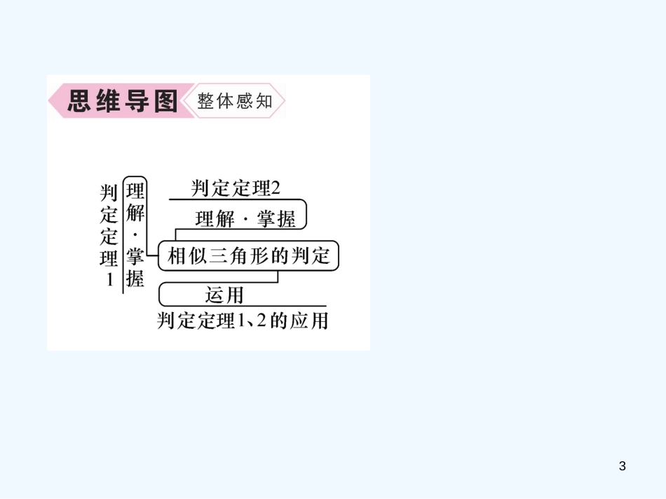 （遵义专版）九年级数学下册 第27章 相似 27.2 相似三角形 27.2.1 相似三角形的判定 第2课时 三边成比例或两边成比例且夹角相等的两个三角形相似习题课件 （新版）新人教版_第3页