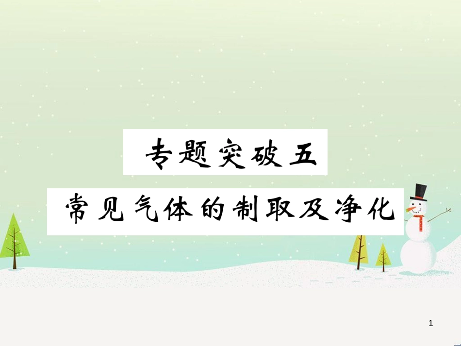 中考化学毕业总复习 第2编 重点专题突破篇 专题突破1 共存问题课件 (4)_第1页
