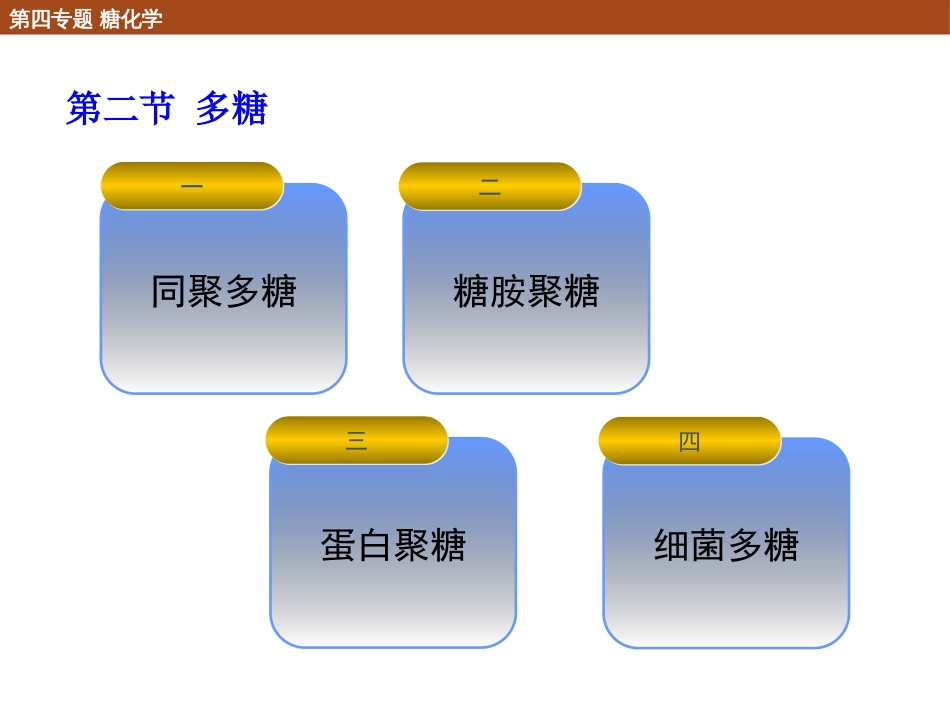 (9)--4.2 多糖化学生物学导论_第1页