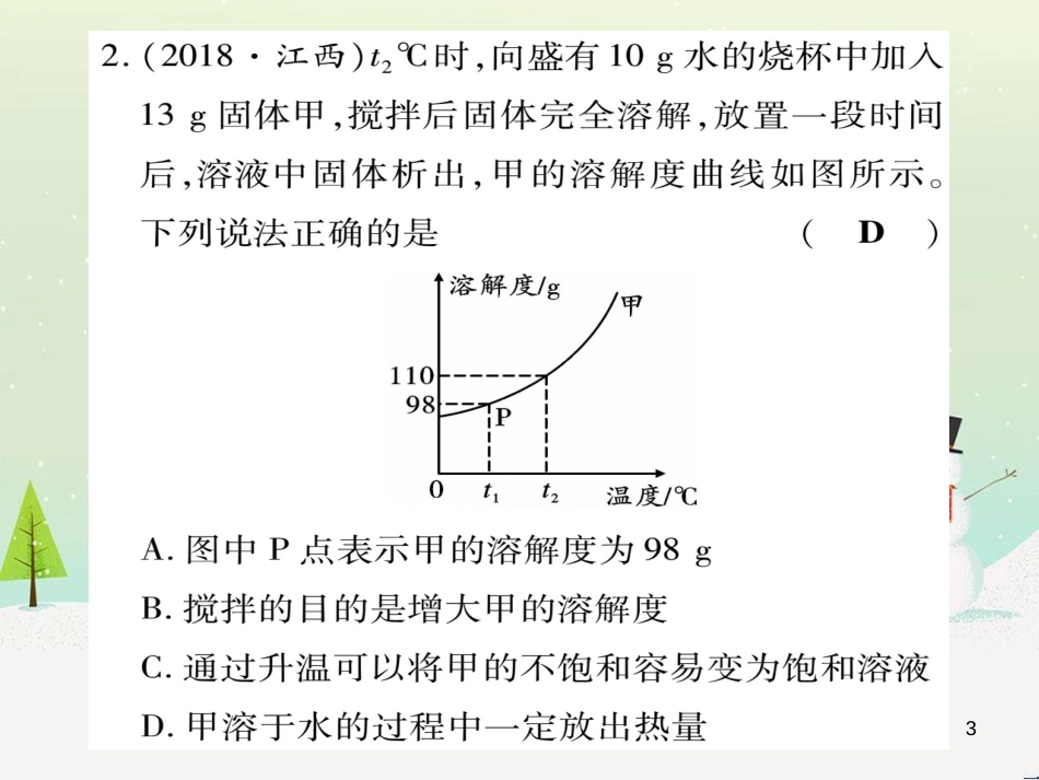 中考化学 第1单元 走进化学世界（提分精炼）课件 (3)_第3页