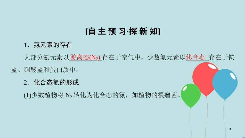 高中化学 专题4 硫、氮和可持续发展 第2单元 生产生活中的含氮化合物 第1课时 氮氧化物的产生及转化课件 苏教版必修1_第3页