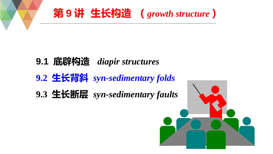 (23)--9.2生长背斜构造地质学_第2页