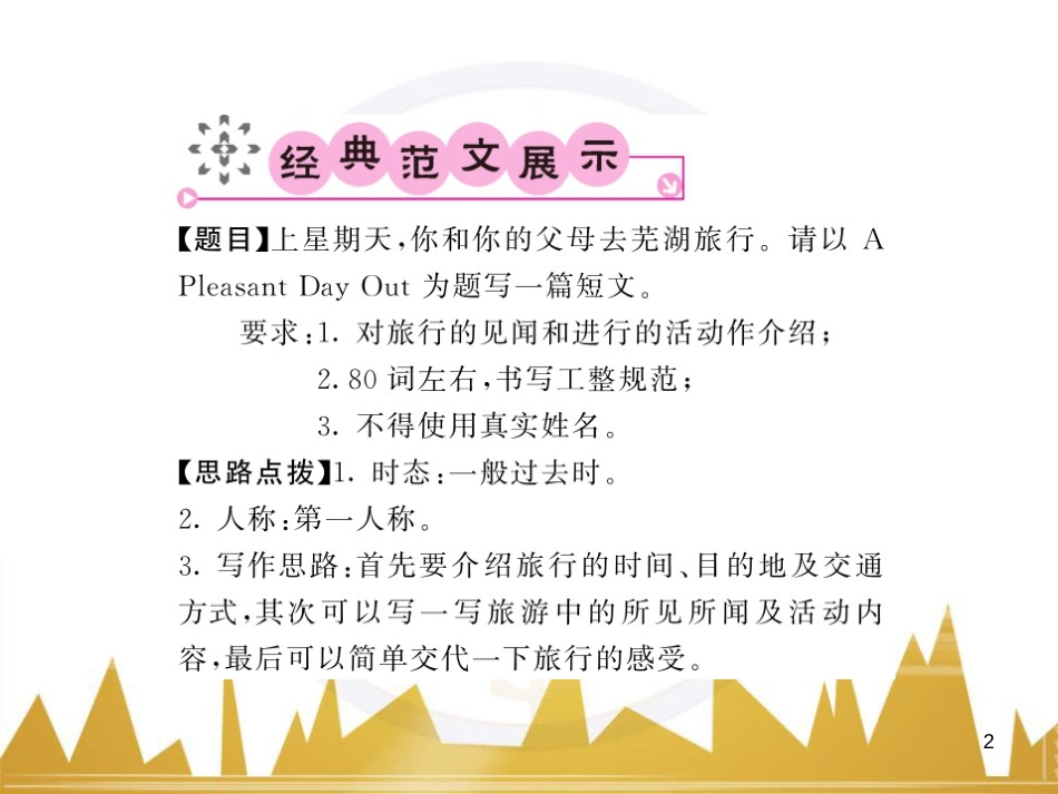 九年级英语上册 Module 11 Photos基础梳理课件 （新版）外研版 (797)_第2页