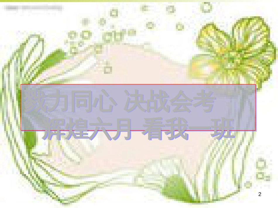 高考激励--想想你的背影(ppt 34页)_第2页