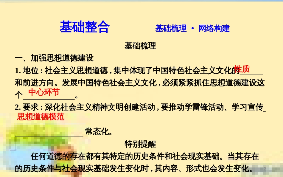 高考政治一轮复习 第一单元 文化与生活单元优化总结课件 新人教版必修3 (691)_第2页