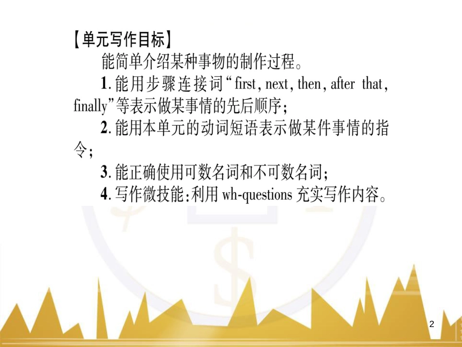 九年级英语上册 Module 11 Photos基础梳理课件 （新版）外研版 (982)_第2页