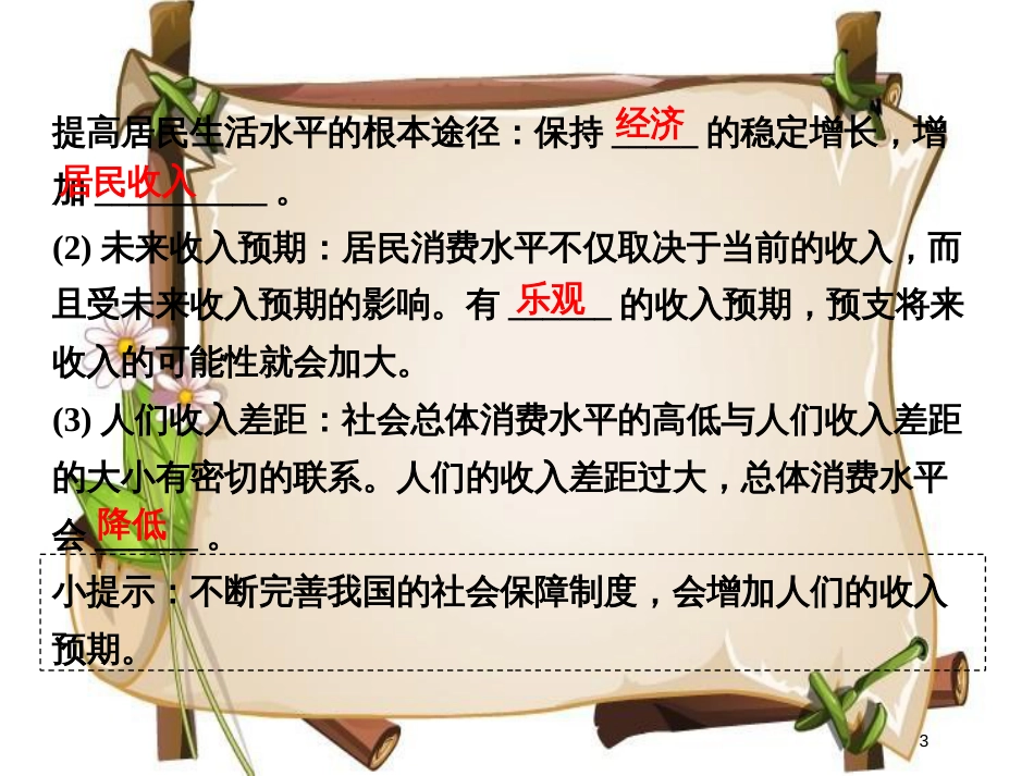 （全国通用版）高中政治 第一单元 生活与消费 第三课 多彩的消费 1 消费及其类型课件 新人教版必修1_第3页