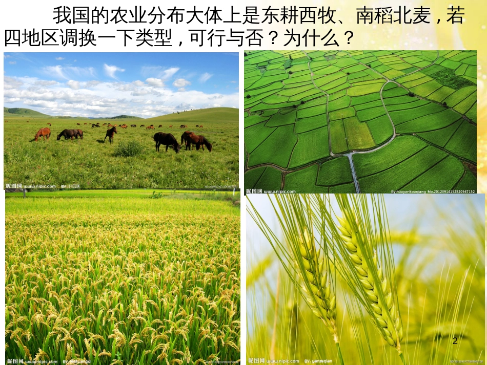 高中地理 第三章 区域产业活动 3.2 农业区位因素与农业地域类型课件 湘教版必修2_第2页