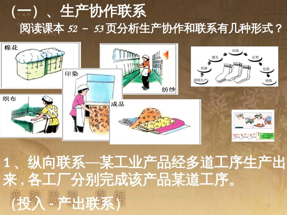 高中地理 第三章 区域产业活动 3.3 工业区位因素与地域联系课件 湘教版必修2 (1)_第1页