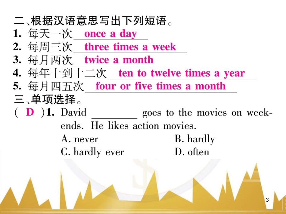九年级英语上册 Module 11 Photos基础梳理课件 （新版）外研版 (777)_第3页