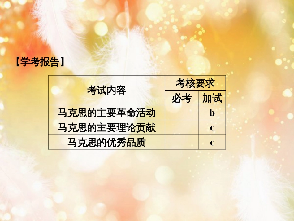 （浙江专用）高中历史 第五单元 无产阶级革命家 第1课时 科学社会主义的奠基人马克思课件 新人教版选修4_第2页