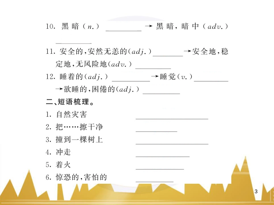 九年级英语上册 Module 11 Photos基础梳理课件 （新版）外研版 (996)_第3页