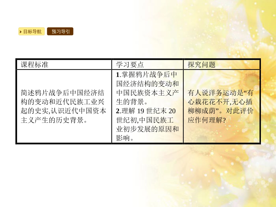 高中历史 专题二 近代中国资本主义的曲折发展 2.1 近代中国民族工业的兴起课件 人民版必修2_第3页