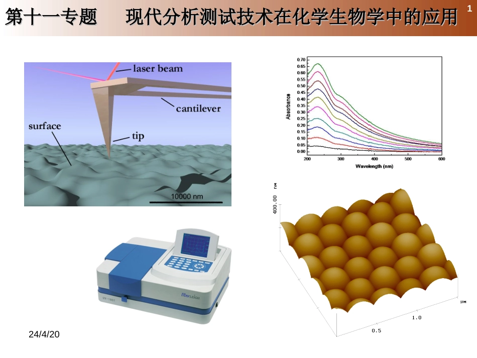(120)--11.1.1 紫外光谱化学生物学导论_第1页