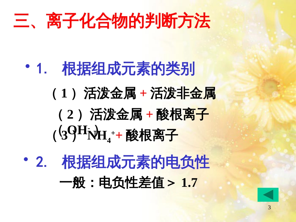 高中化学 第2章 化学键与分子间作用力 2.3 离子键、配位键与金属键课件 鲁科版选修3_第3页