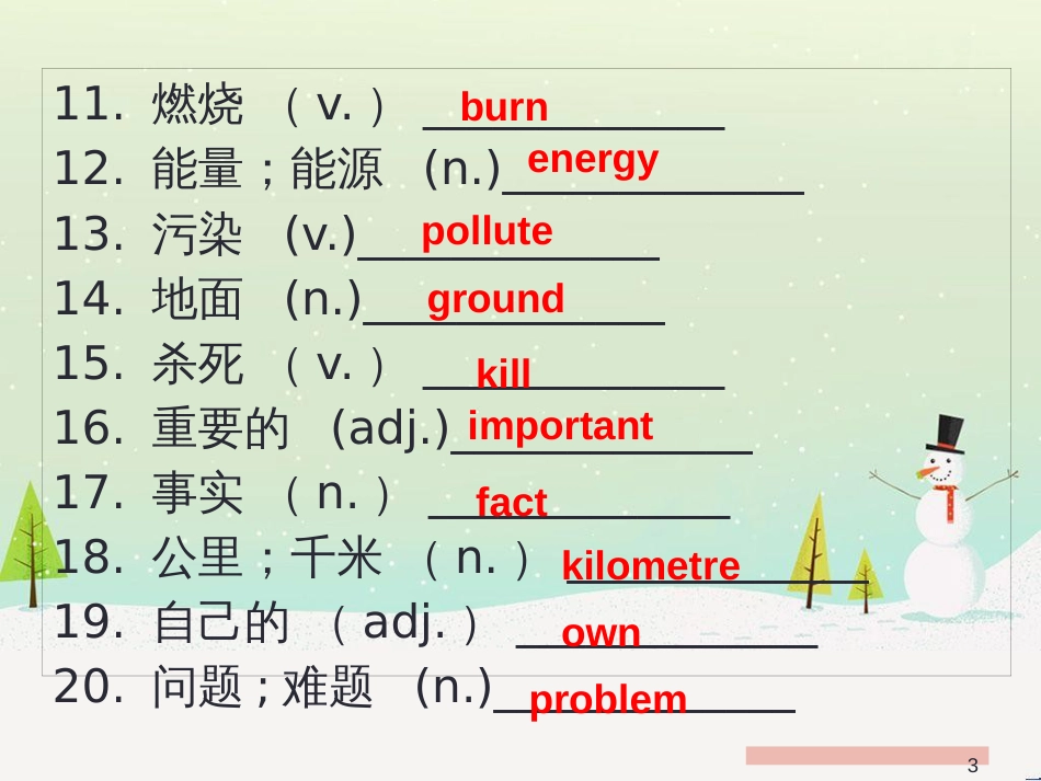 七年级英语上册 Module 1 Unit 1 Making Friends（课后作业）课件 牛津深圳版 (13)_第3页