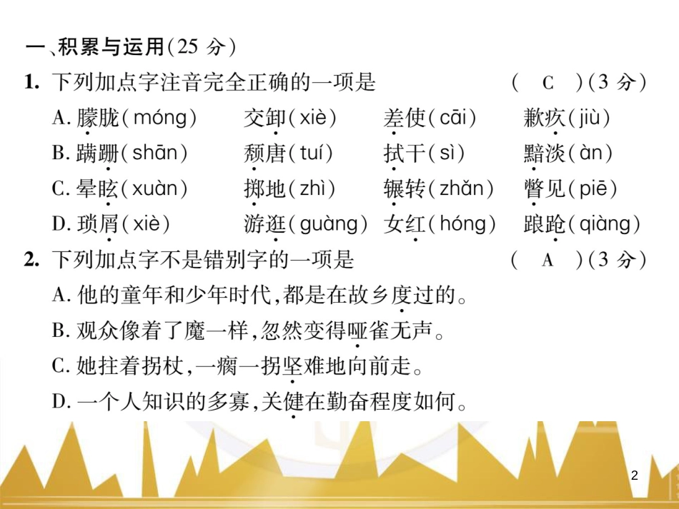 九年级英语上册 Module 11 Photos基础梳理课件 （新版）外研版 (1199)_第2页