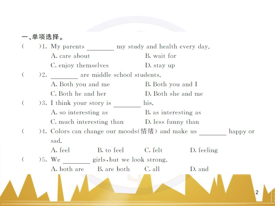 九年级英语上册 Module 11 Photos基础梳理课件 （新版）外研版 (817)_第2页