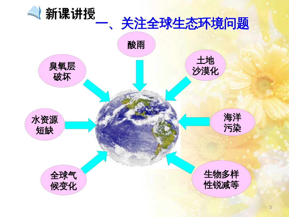 高中生物 第6章 生态环境的保护 第2节 保护我们共同的家园课件 新人教版必修3_第3页