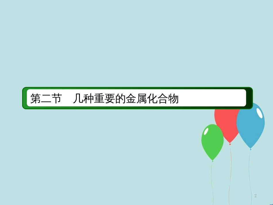 高中化学 第三章 金属及其化合物 第二节 几种重要的金属化合物 3.2.3 铁的重要化合物课件 新人教版必修1_第2页