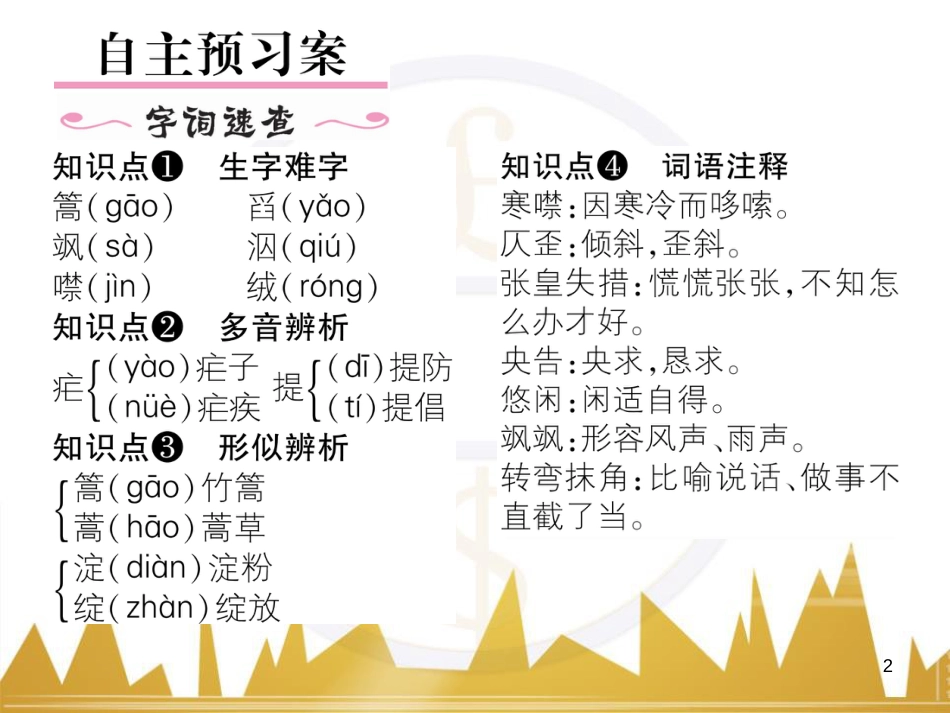 九年级英语上册 Module 11 Photos基础梳理课件 （新版）外研版 (1285)_第2页