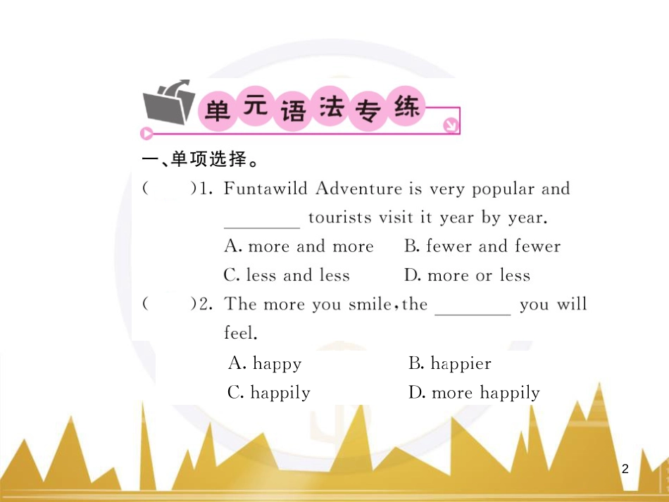 九年级英语上册 Module 11 Photos基础梳理课件 （新版）外研版 (730)_第2页