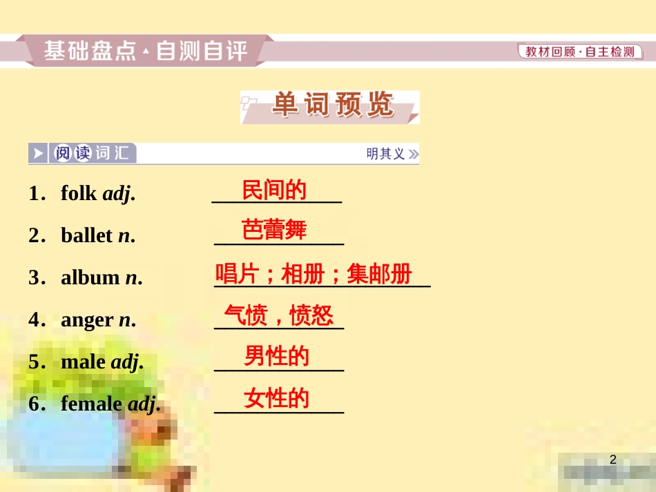 高考政治一轮复习 第一单元 文化与生活单元优化总结课件 新人教版必修3 (504)_第2页