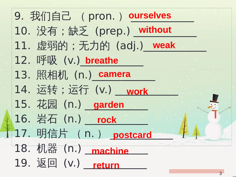 七年级英语上册 Module 1 Unit 1 Making Friends（课后作业）课件 牛津深圳版 (9)_第3页