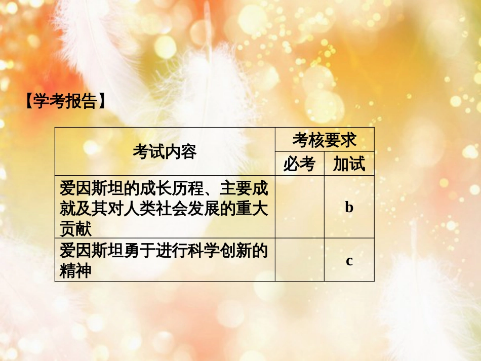 （浙江专用）高中历史 第六单元 杰出的科学家 第3课时 20世纪的科学伟人爱因斯坦课件 新人教版选修4_第2页