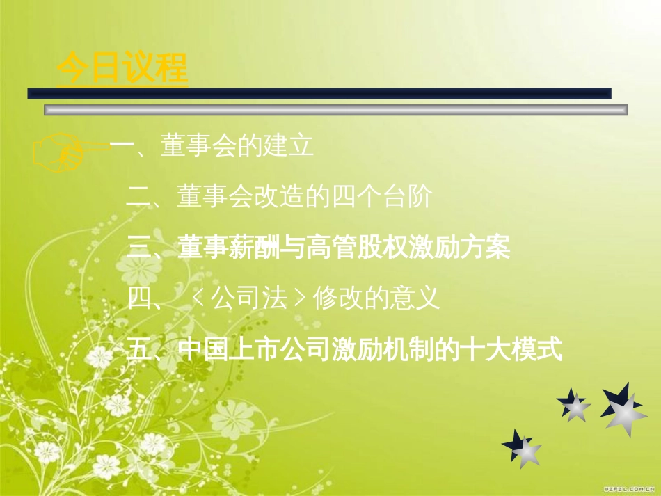 董事会改造与高管激励方案(ppt 52页)_第2页