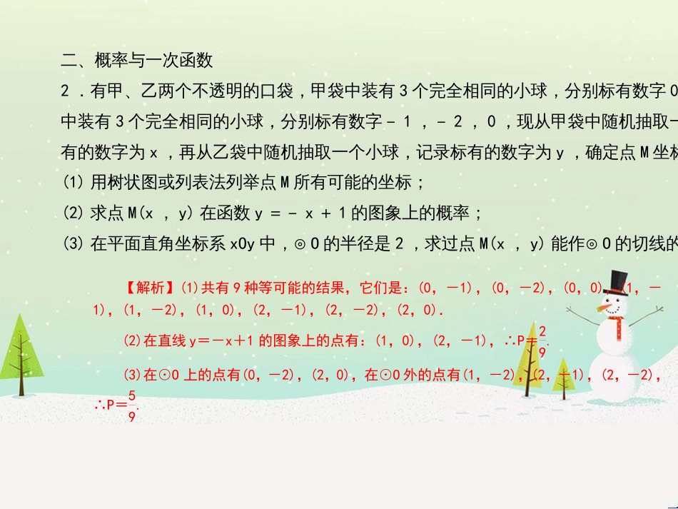 九年级数学上册 第二十二章 二次函数 专题6 运用待定系数法求二次函数的解析式课件 （新版）新人教版 (17)_第3页