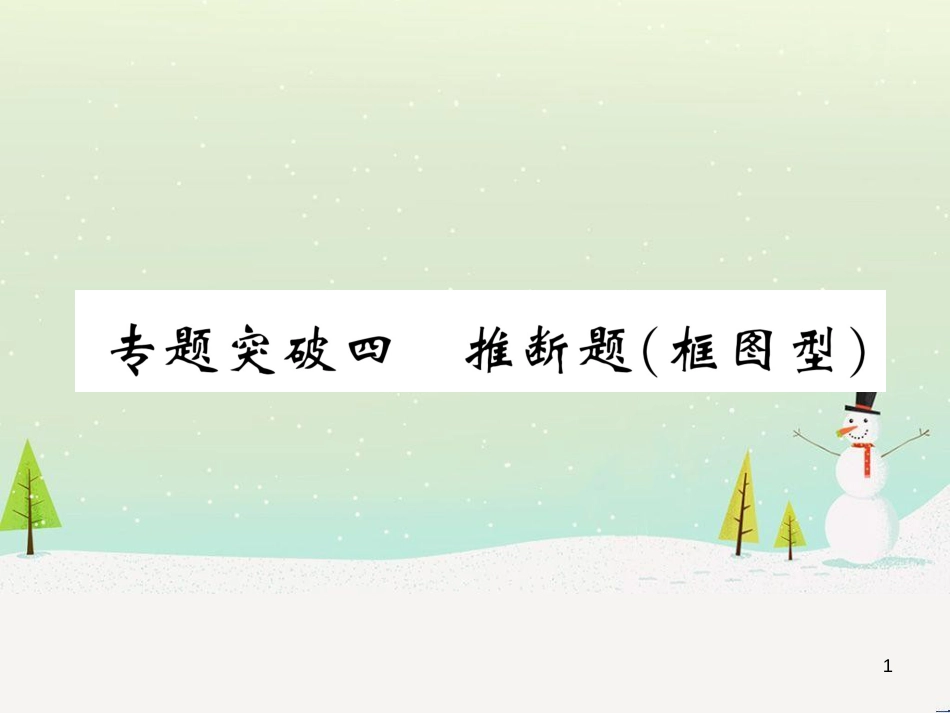 中考化学毕业总复习 第2编 重点专题突破篇 专题突破1 共存问题课件 (5)_第1页