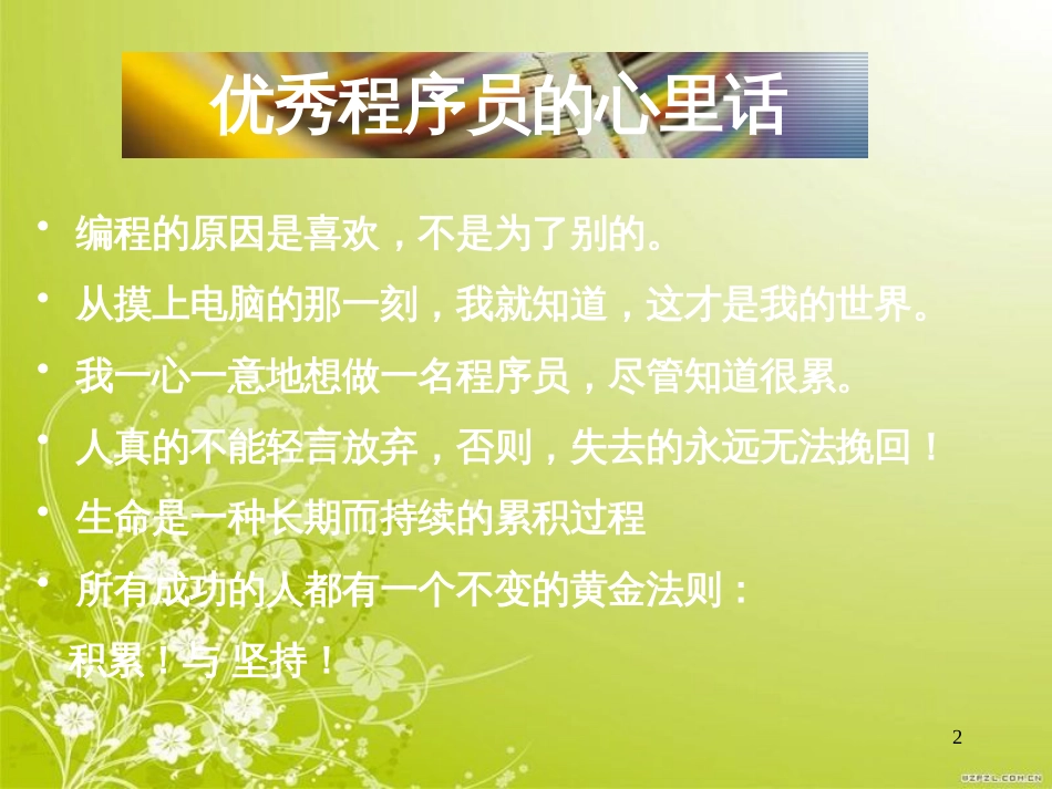 程序员成功之路(ppt 22页)_第2页