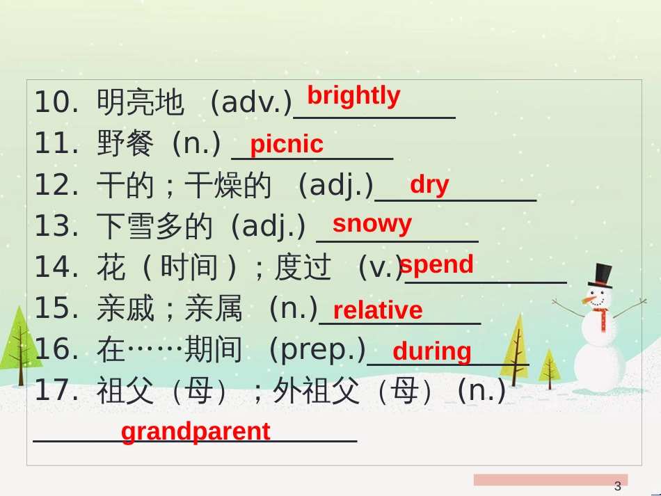 七年级英语上册 Module 1 Unit 1 Making Friends（课后作业）课件 牛津深圳版 (11)_第3页