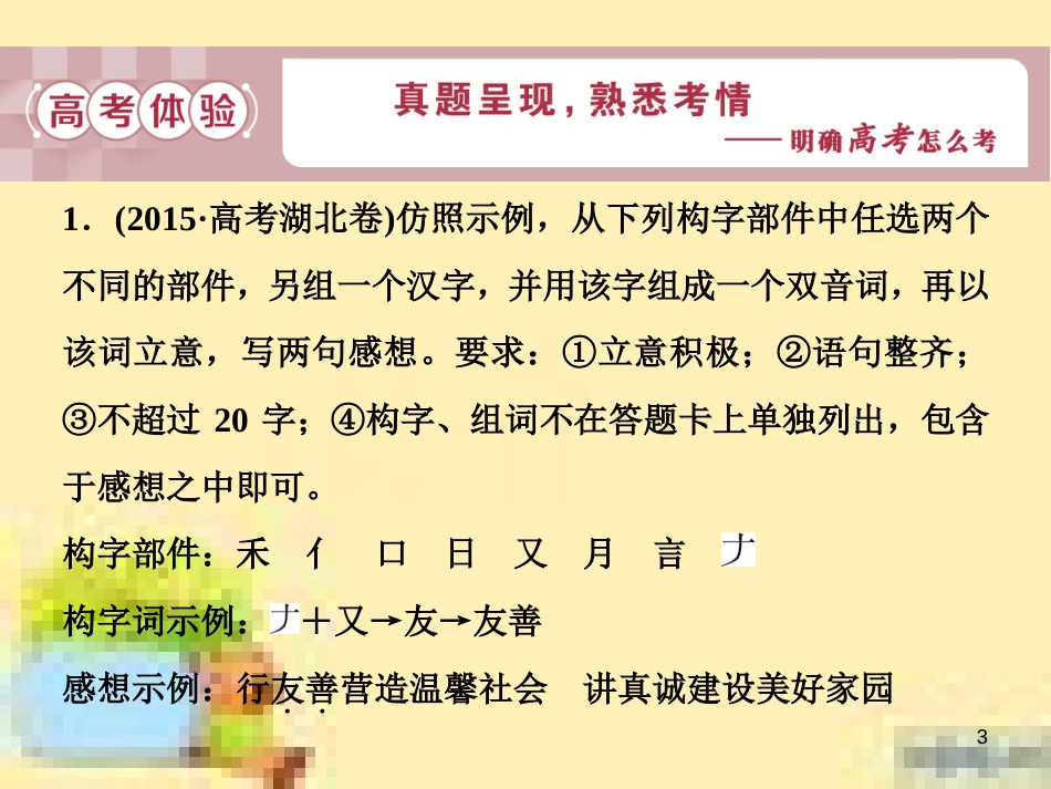 高考政治一轮复习 第一单元 文化与生活单元优化总结课件 新人教版必修3 (634)_第3页