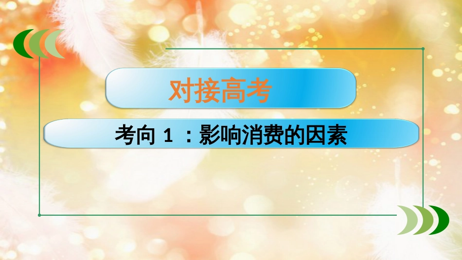 （通用版）高考政治大一轮复习 经济生活3 多彩的消费课件_第2页