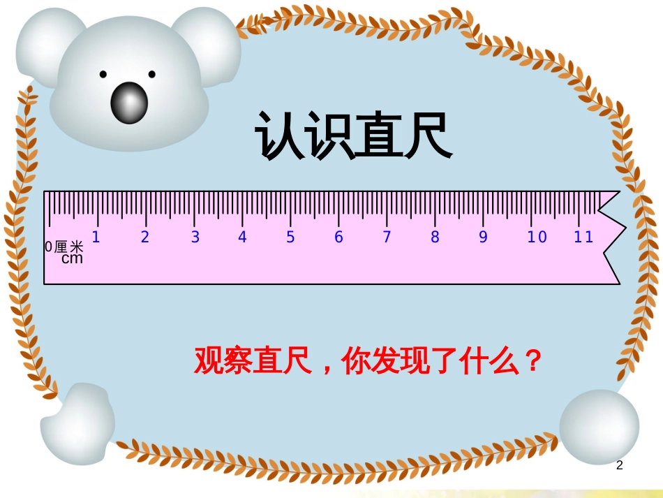 二年级数学上册 5.2 认识厘米课件2 苏教版_第2页