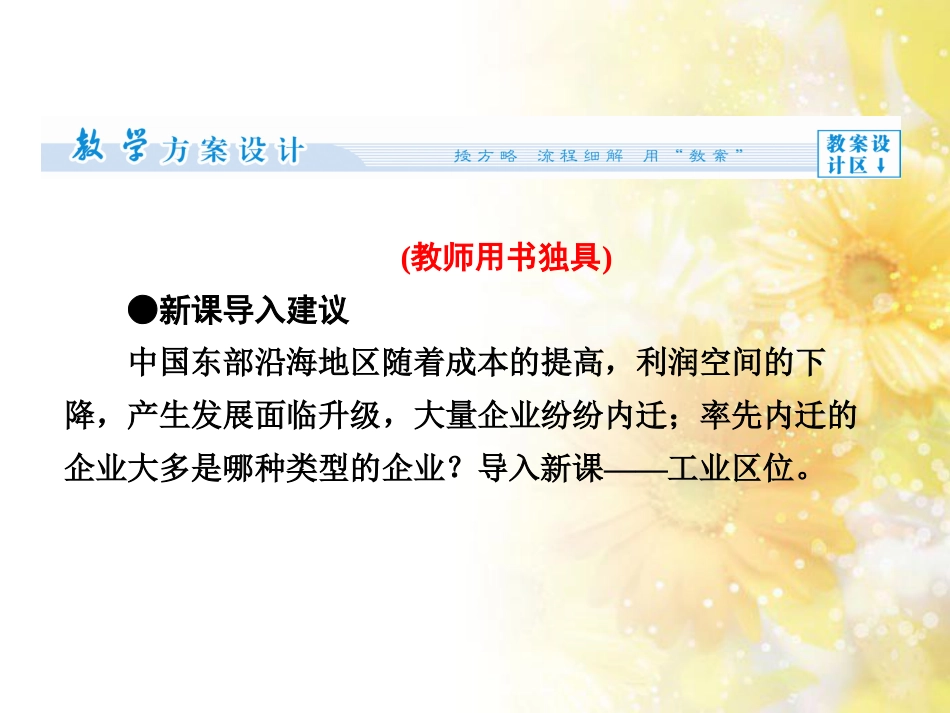高中地理 第三章 生产活动与地域联系 3.2 工业区位（第2课时）课件 中图版必修2_第3页