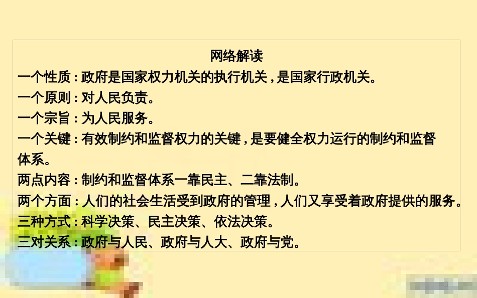 高考政治一轮复习 第一单元 文化与生活单元优化总结课件 新人教版必修3 (662)_第3页