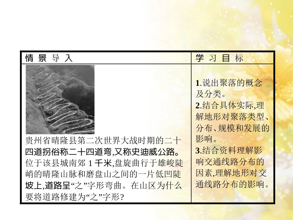 高中地理 第四章 自然环境对人类活动的影响 4.1 地形对聚落及交通线路分布的影响课件6 湘教版必修1_第3页
