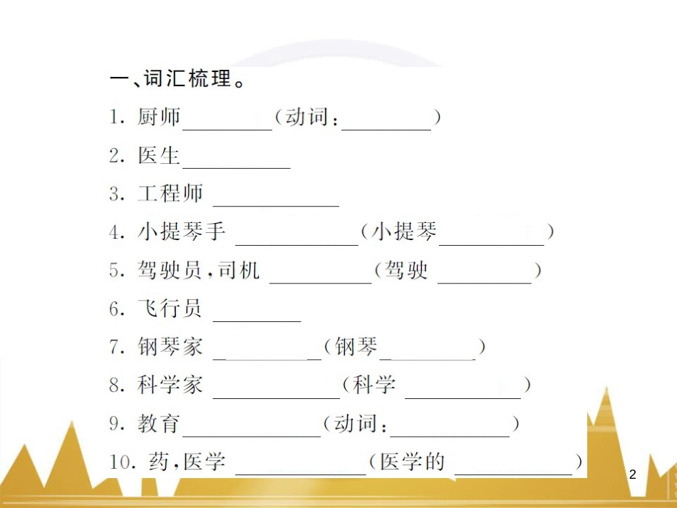 九年级英语上册 Module 11 Photos基础梳理课件 （新版）外研版 (928)_第2页