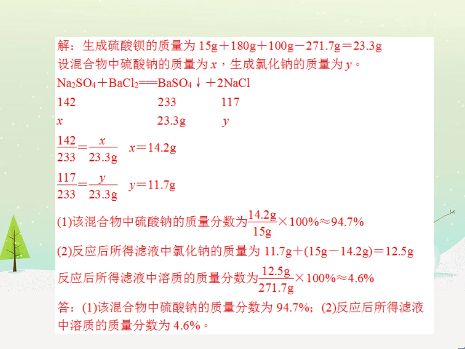 中考化学总复习 第二部分 专题复习 高分保障 专题1 化学图表类试题课件 鲁教版 (23)_第3页