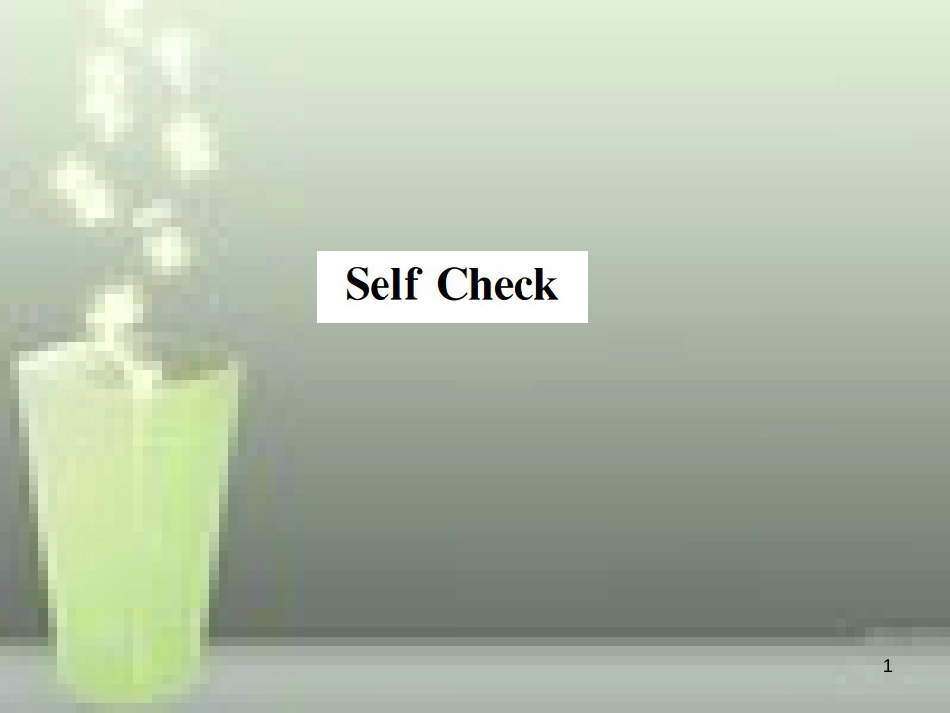 七年级英语上册 Unit 6 Do you like bananas Self Check优质课件 （新版）人教新目标版_第1页