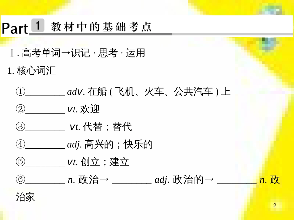 高考政治一轮总复习 第三部分 文化生活 第4单元 发展中国特色社会主义文化 第九课 建设社会主义文化强国限时规范特训课件 (1023)_第2页