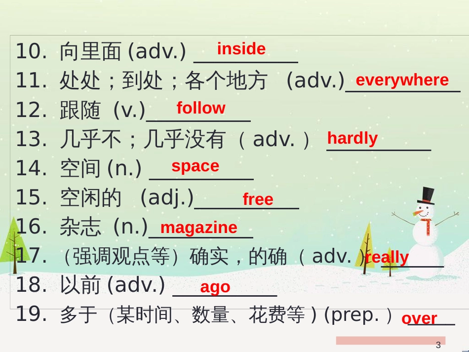 七年级英语上册 Module 1 Unit 1 Making Friends（课后作业）课件 牛津深圳版 (3)_第3页