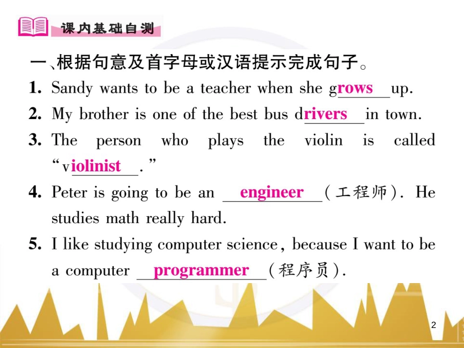 九年级英语上册 Module 11 Photos基础梳理课件 （新版）外研版 (907)_第2页