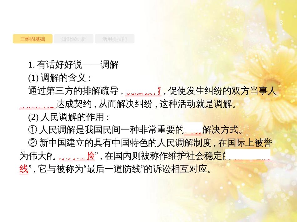 高考政治一轮复习 专题6 法律救济课件 新人教版选修5 (1)_第3页